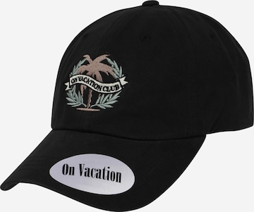 On Vacation Club Cap in Black: front