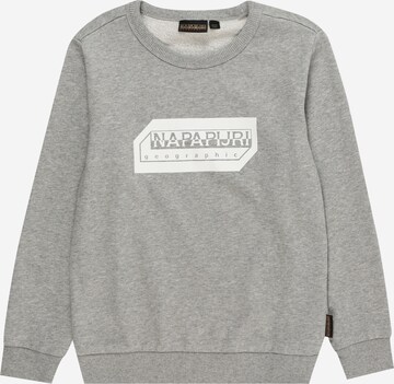 NAPAPIJRI Sweatshirt 'KITIK' in Grijs: voorkant