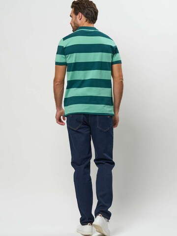 VINSON Regular Fit Skjorte ' Samir ' i grøn