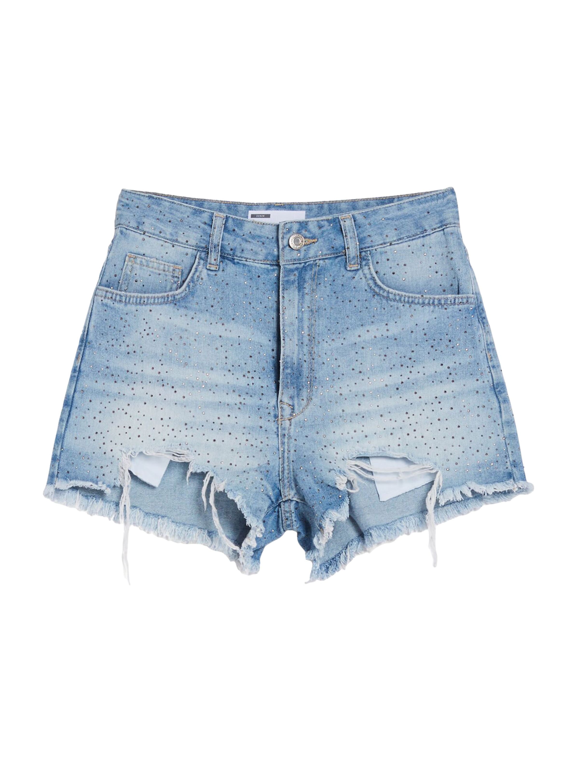 Regular Jean Bershka en bleu : devant