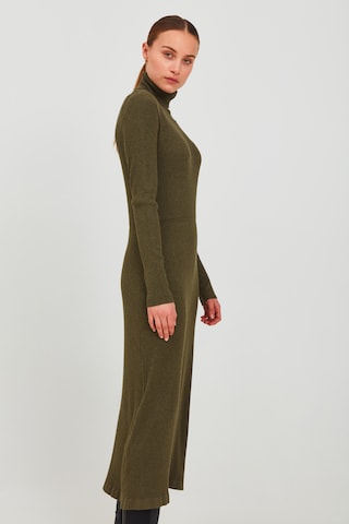 PULZ Jeans Knitted dress 'SARA' in Green: front