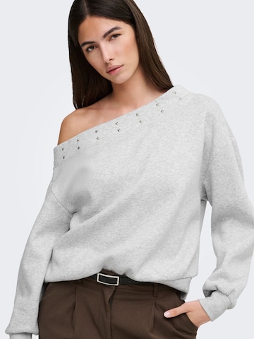 ONLY Sweatshirt i grå: forside