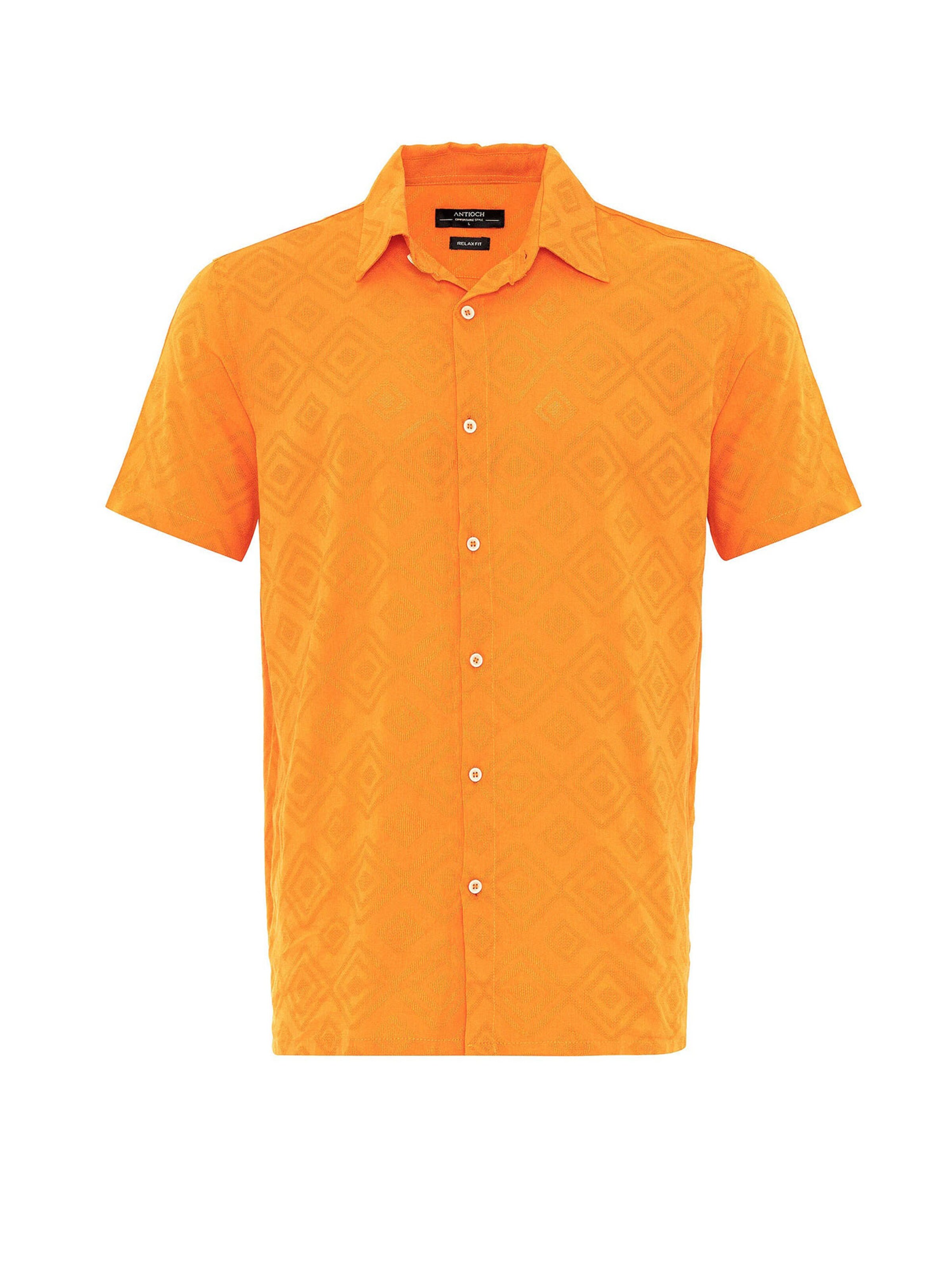 Antioch Regular Fit Hemd in Orange: Vorderseite