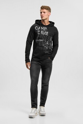 CAMP DAVID Sweatshirt in Black