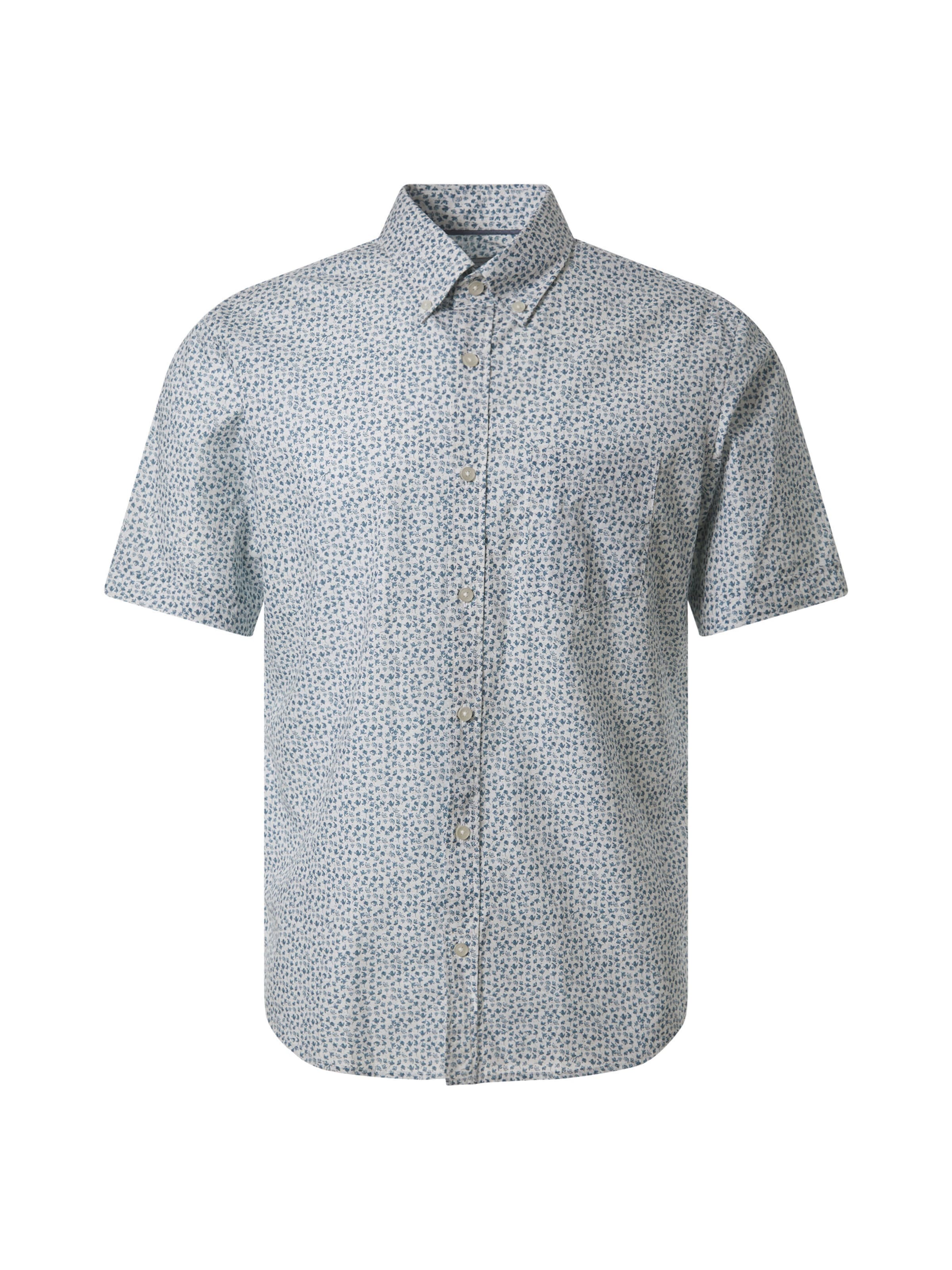 PIERRE CARDIN Regular fit Overhemd in Blauw: voorkant