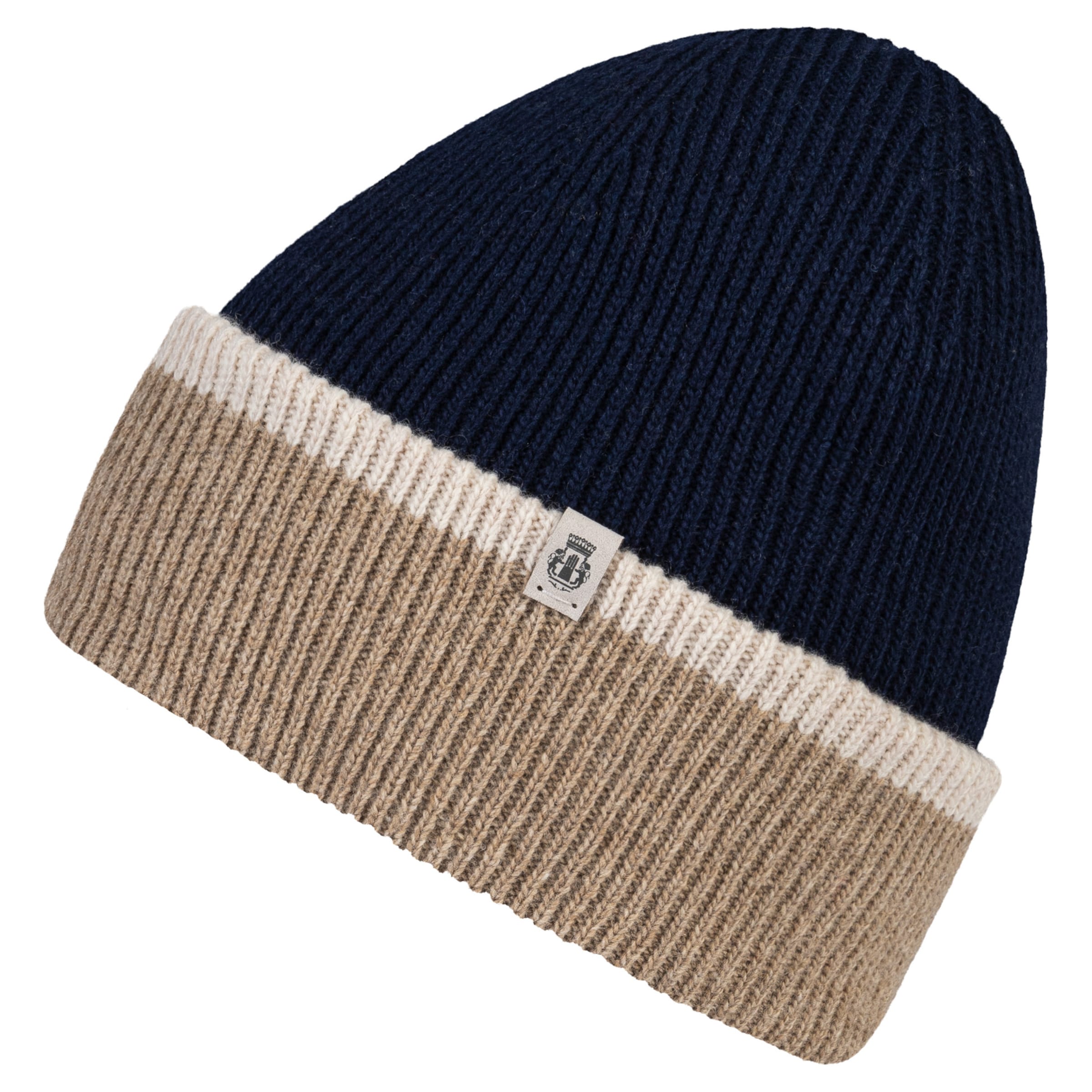 Roeckl Muts ' TWO SIDE KNIT ' in Blauw