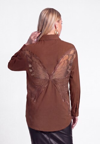 Chemisier faina en marron