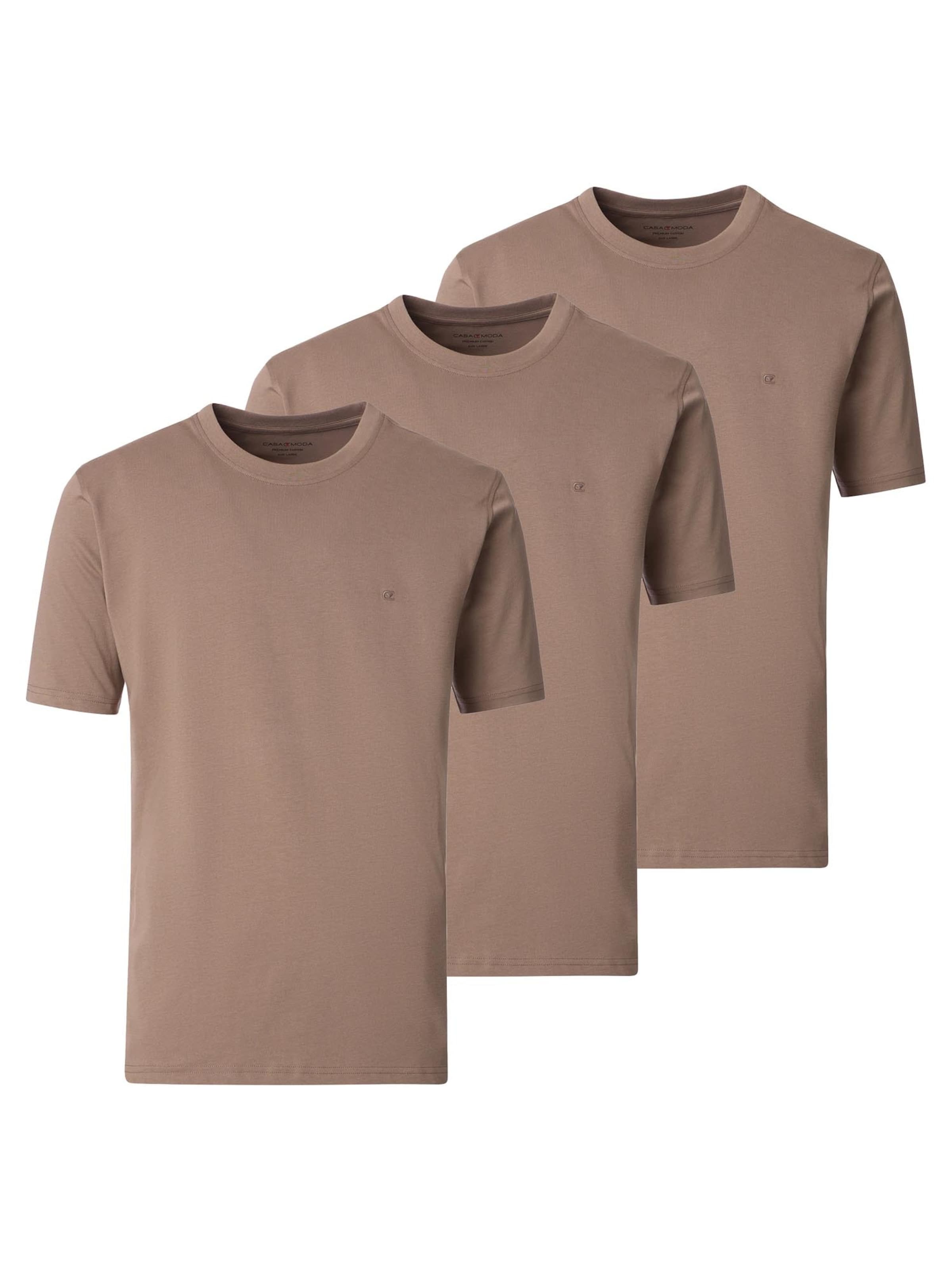 CASAMODA Shirt 'Basic' in Beige: front