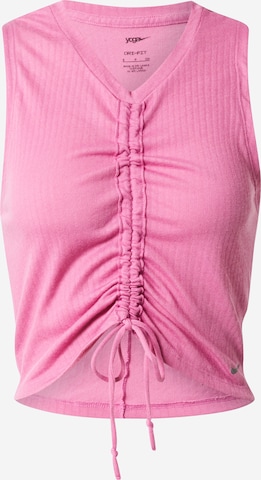 NIKE Sportovní top – pink: přední strana