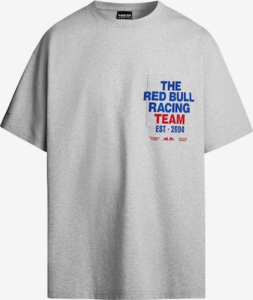 Red Bull Racing x Pepe Jeans Shirt 'Pocket Print Tee' in Grey: front