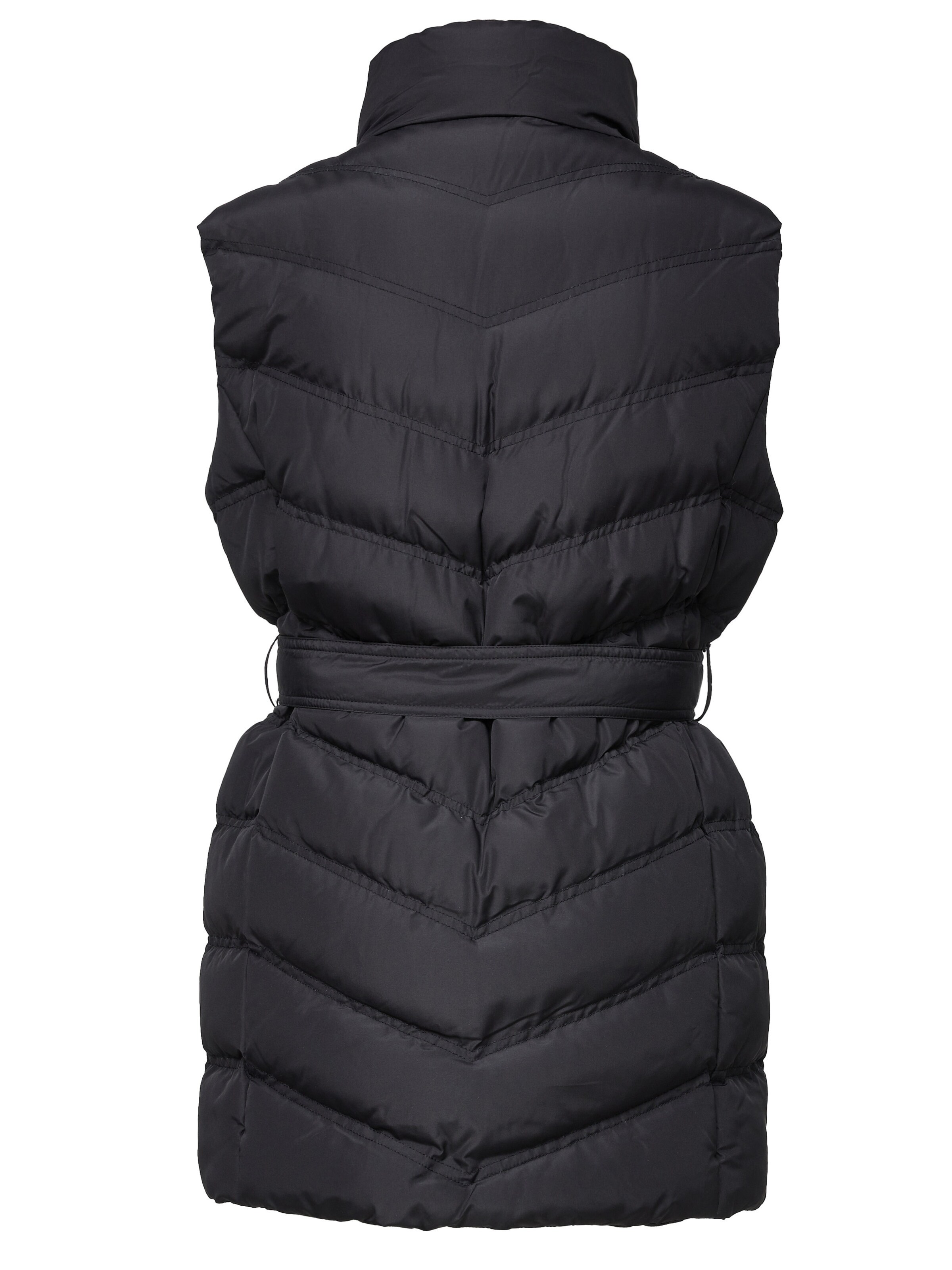 Threadbare Vest 'Cruz' in Black