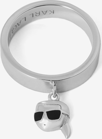 Karl Lagerfeld Ring in Zilver: voorkant