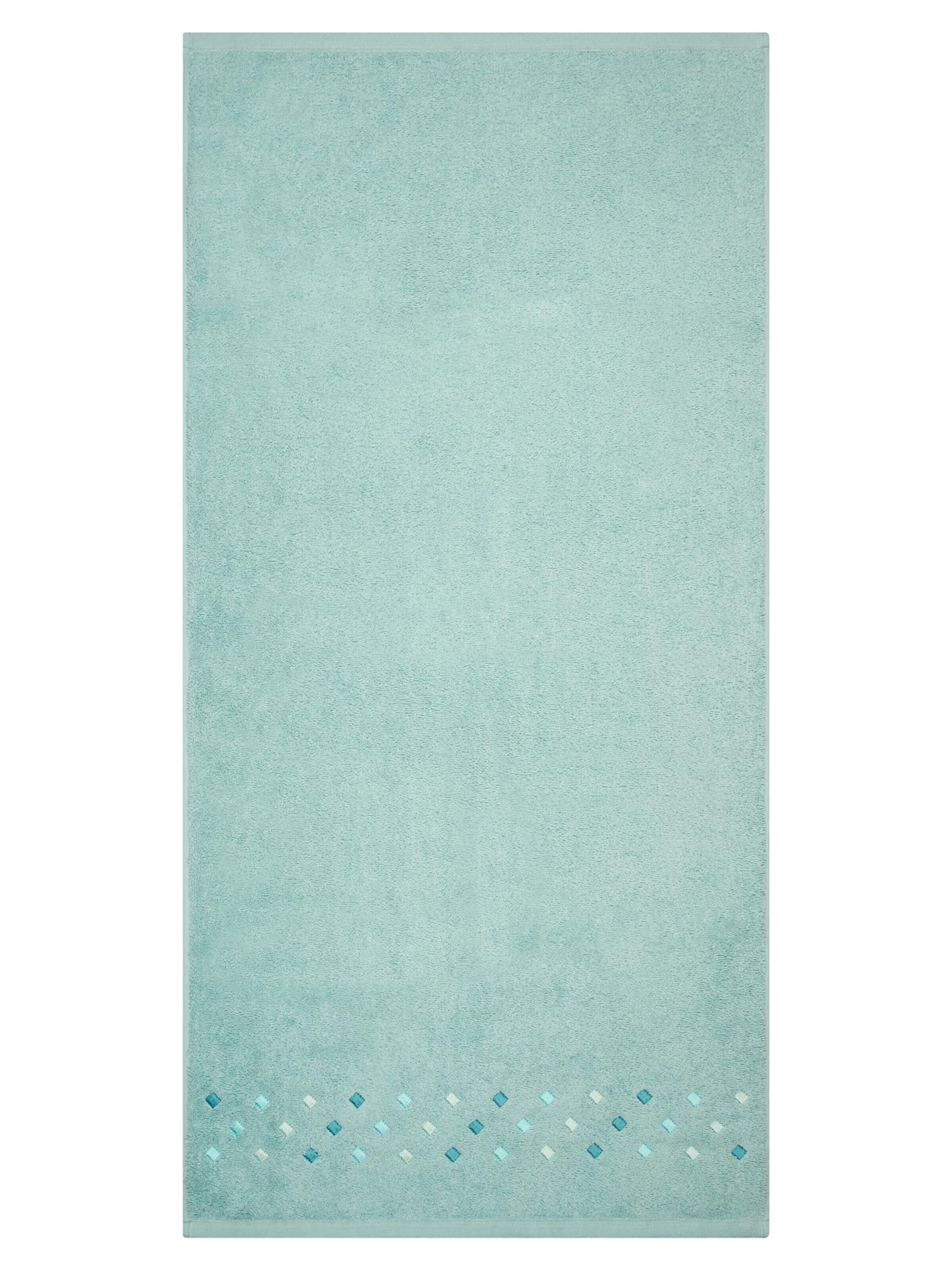 ROSS Handdoek 'Stoneline' in Blauw
