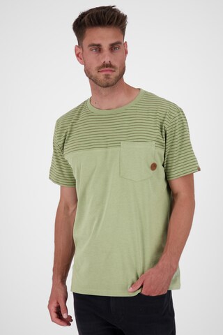 Alife and Kickin Shirt 'Leopold' in Green: front