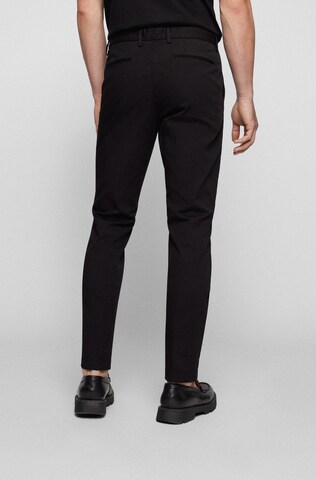 BOSS Slimfit Hose 'Kaito' in Schwarz