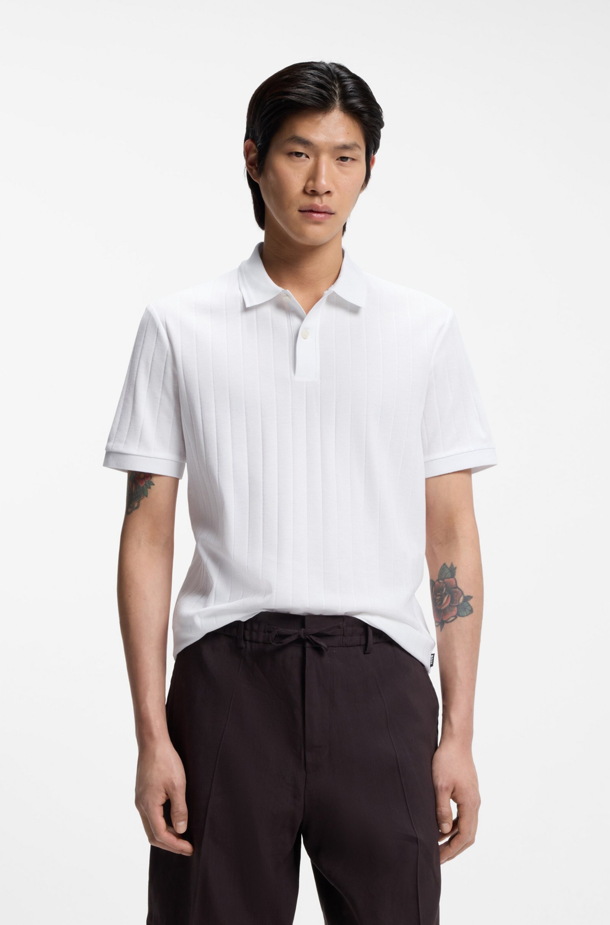 BOSS Shirt in White: front