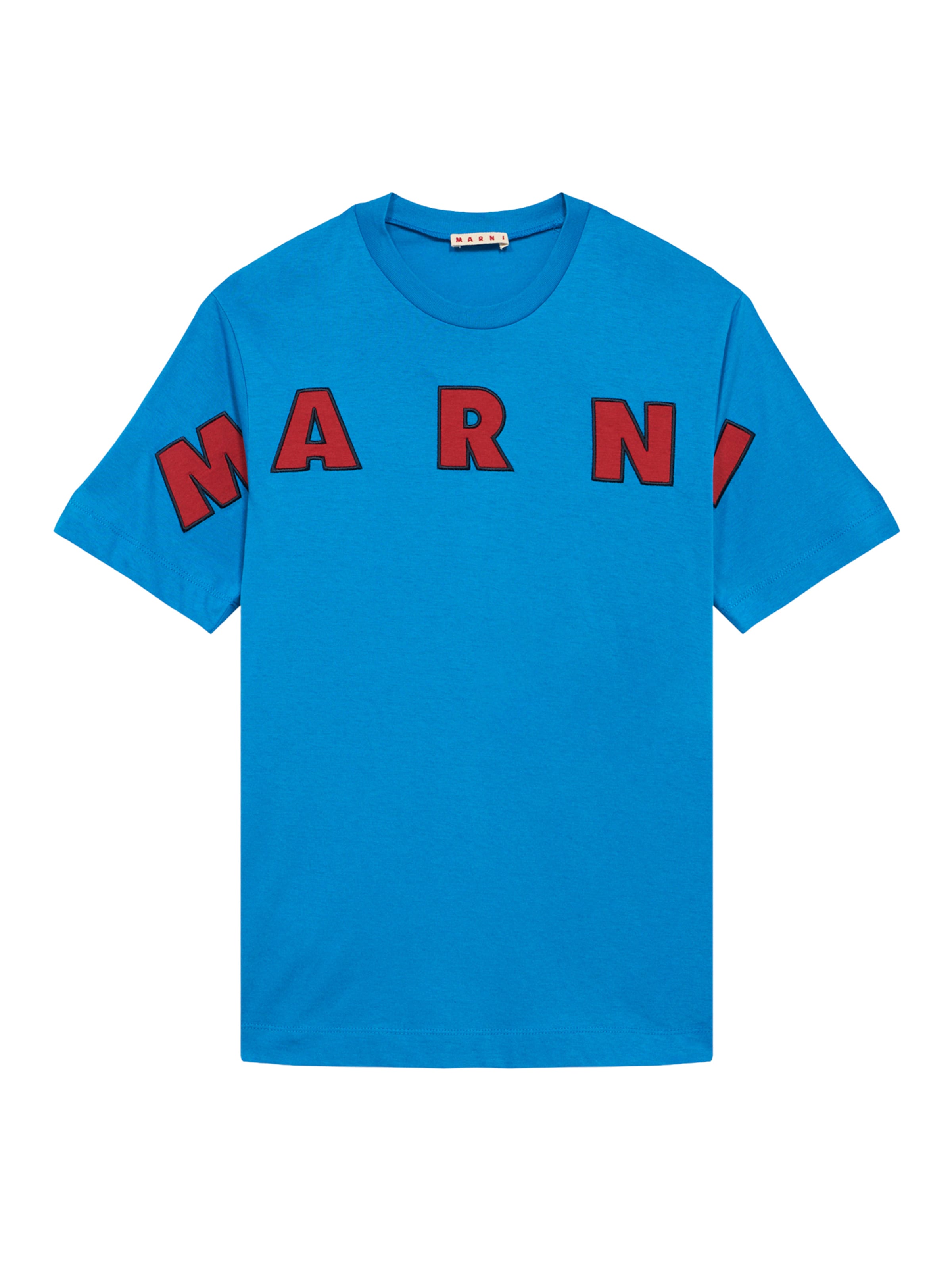 Marni - Camiseta en azul: frente