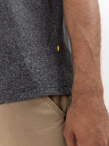CAMEL ACTIVE Kurzarm T-Shirt aus biologischer Baumwolle in Grau