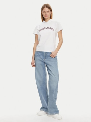 GUESS - Camiseta en blanco: frente