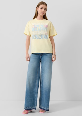 QS T-Shirt in Gelb