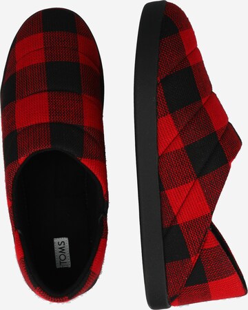 TOMS - Pantufa 'EZRA' em vermelho