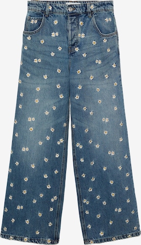 MANGOWide Leg/ Široke nogavice Traperice 'Massy' - plava boja: prednji dio