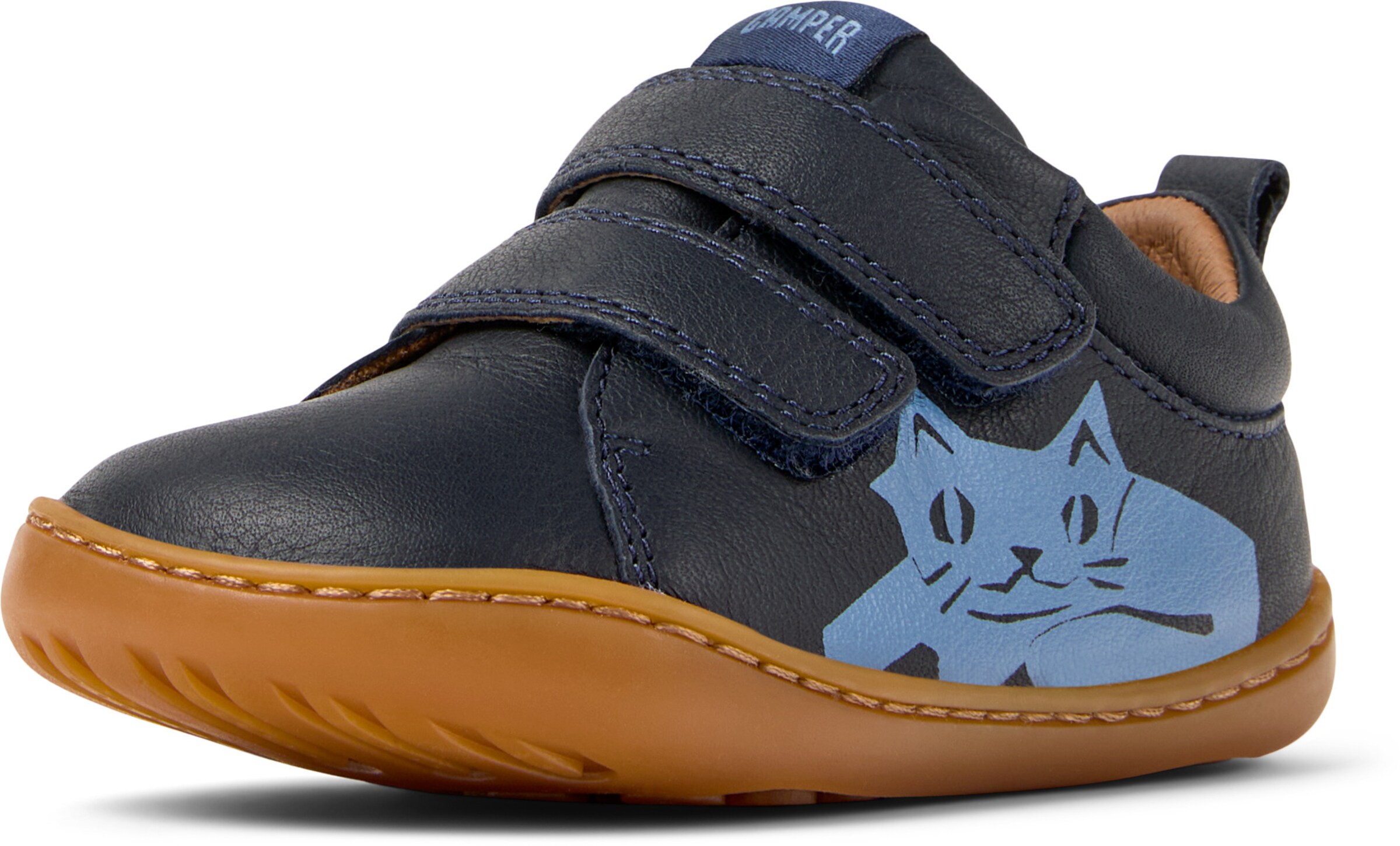 CAMPER Lauflernschuh 'Peu Cami' in Blau: Vorderseite