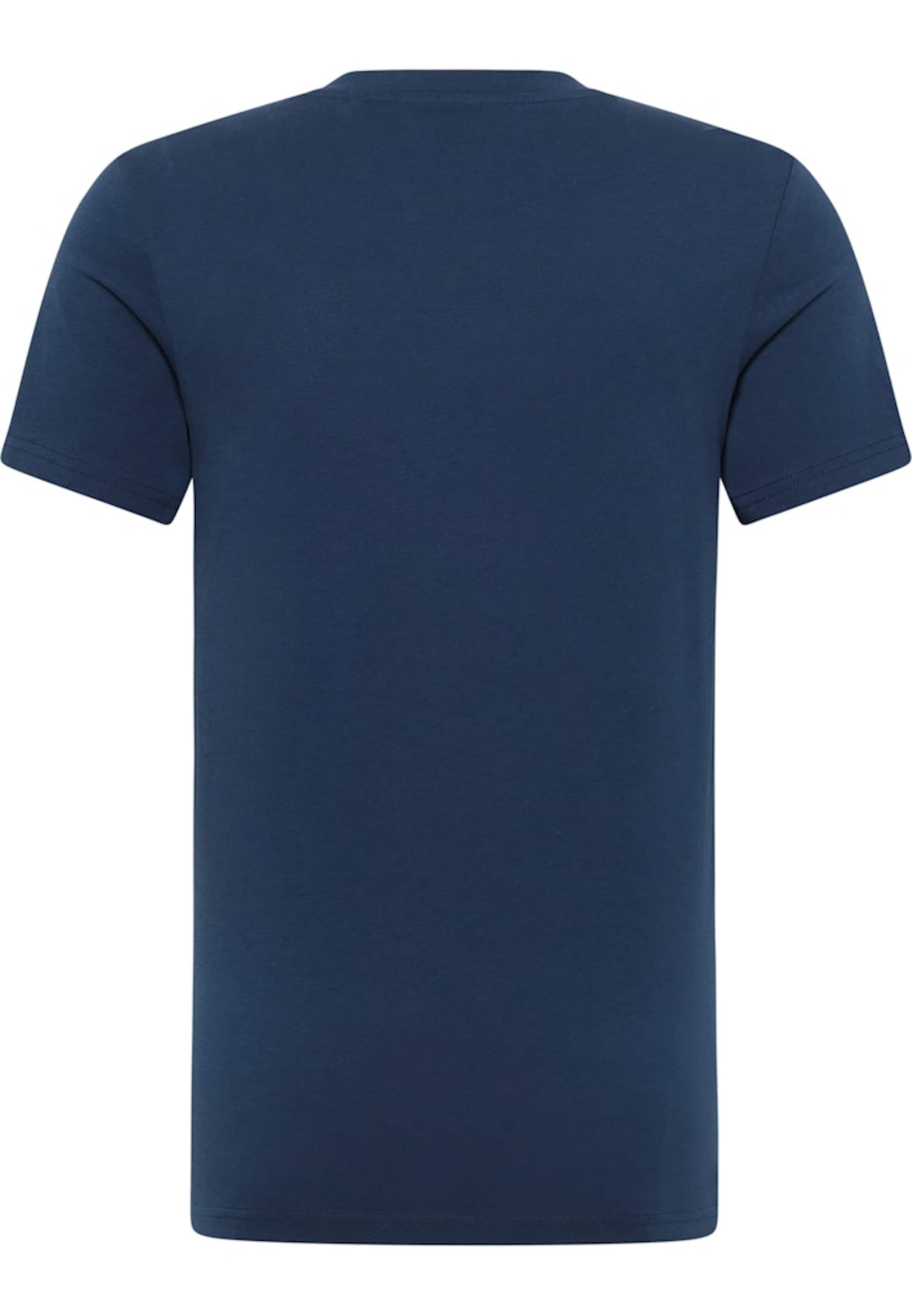 MUSTANG Koszulka 'Austin' w kolorze niebieski