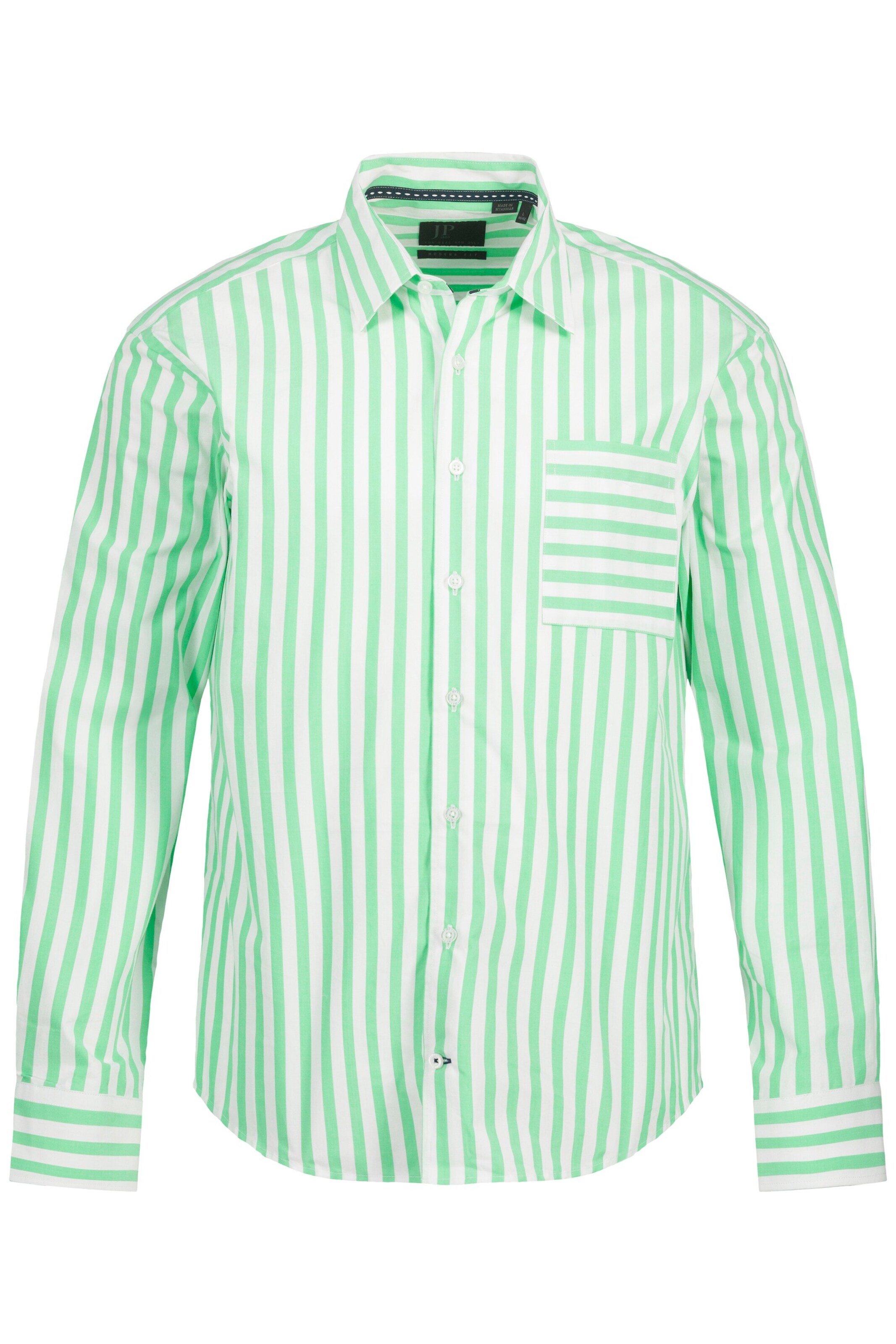 Coupe regular Chemise JP1880 en vert : devant