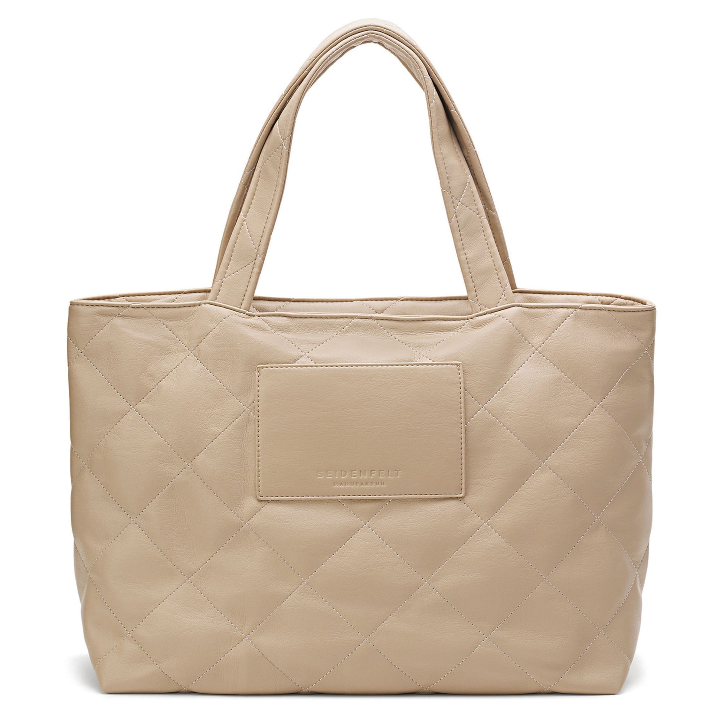 Seidenfelt Shopper 'Evenes' in Beige: Vorderseite