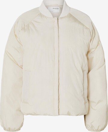 SELECTED FEMME Winter Jacket in Beige: front