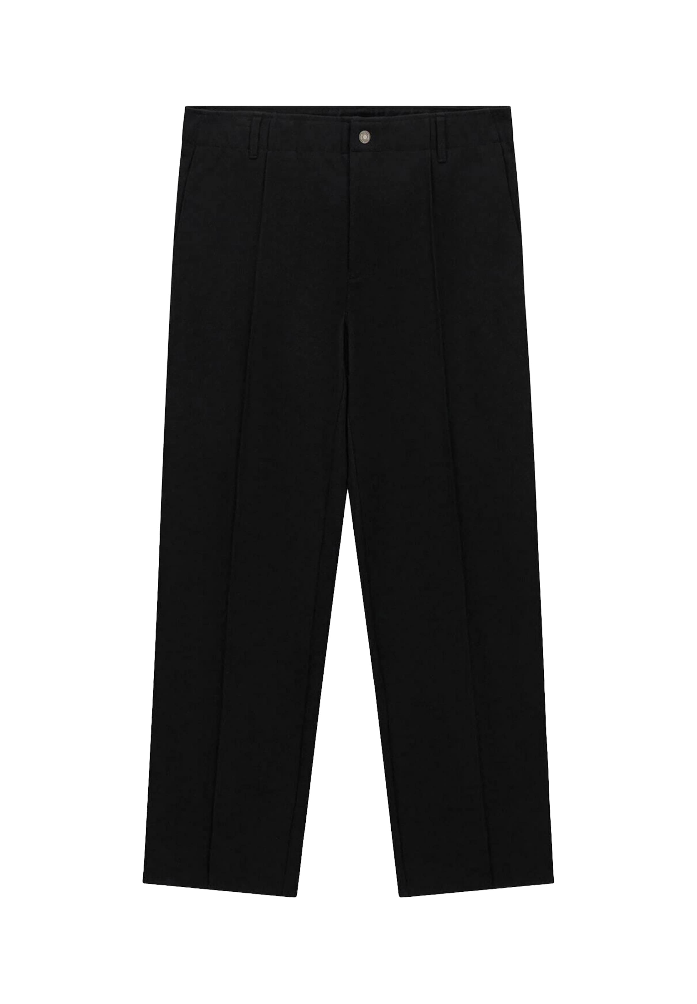 GUESS Regular Pants in Black: front