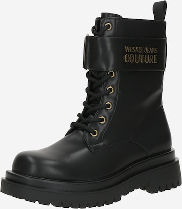 Versace Jeans CoutureGležnjače na vezanje - crna boja: prednji dio
