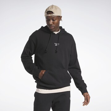 Reebok Sweatshirt in Black: front