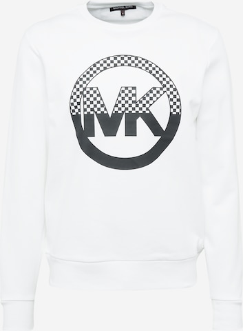 Sweat-shirt Michael Kors en blanc : devant