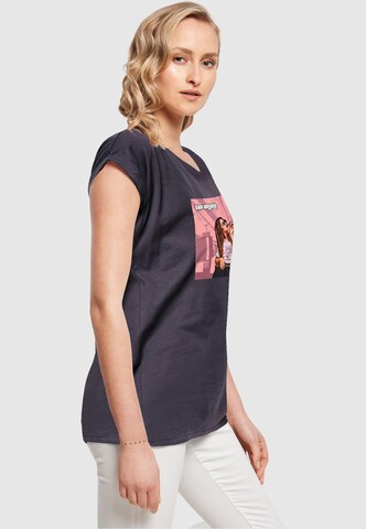 Merchcode T-Shirt 'Grand - San Antonio' in Blau
