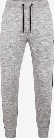 Effilé Pantalon 'Kelvin' Threadbare en gris : devant