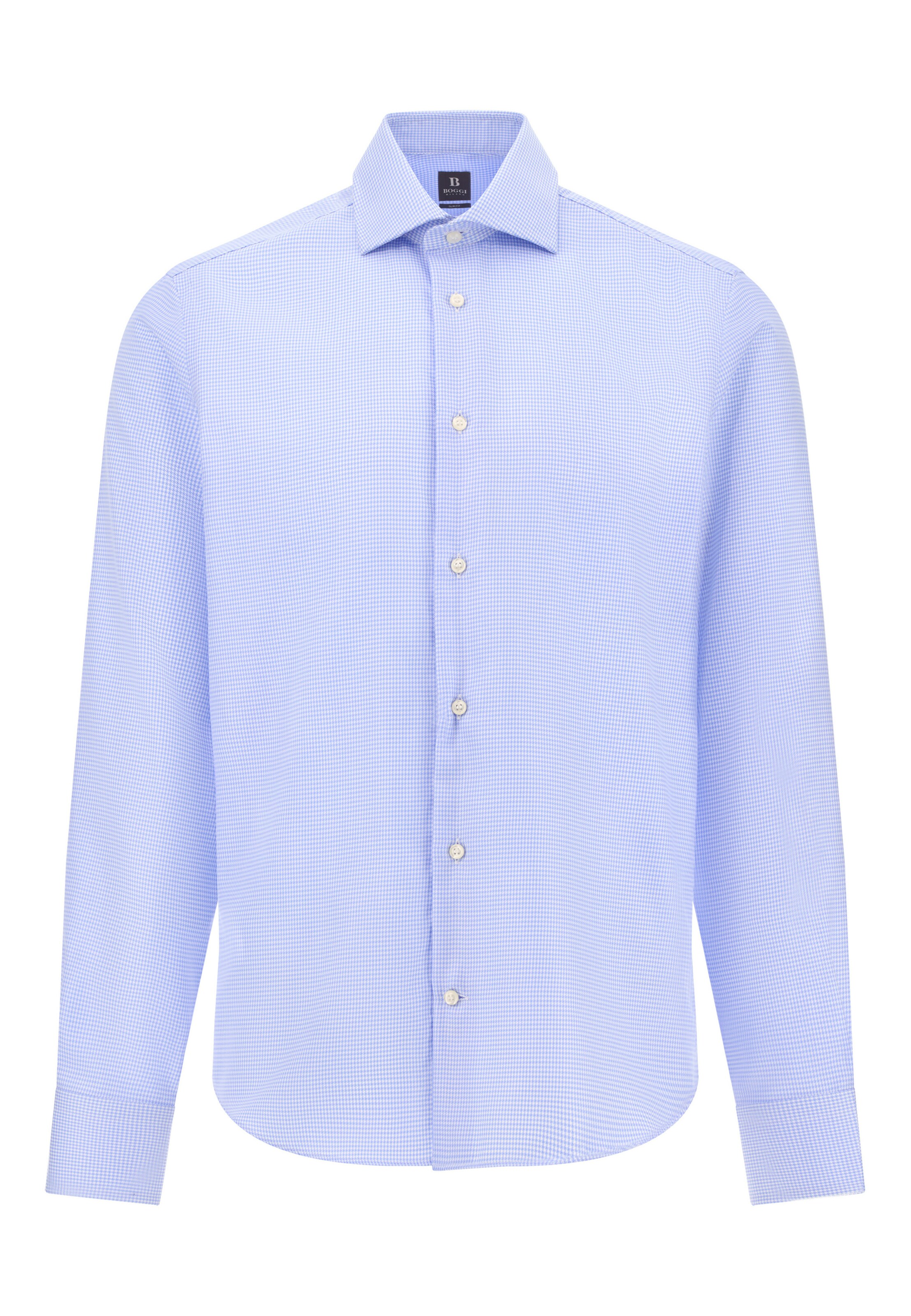 Slim fit Camicia di Boggi Milano in blu: frontale