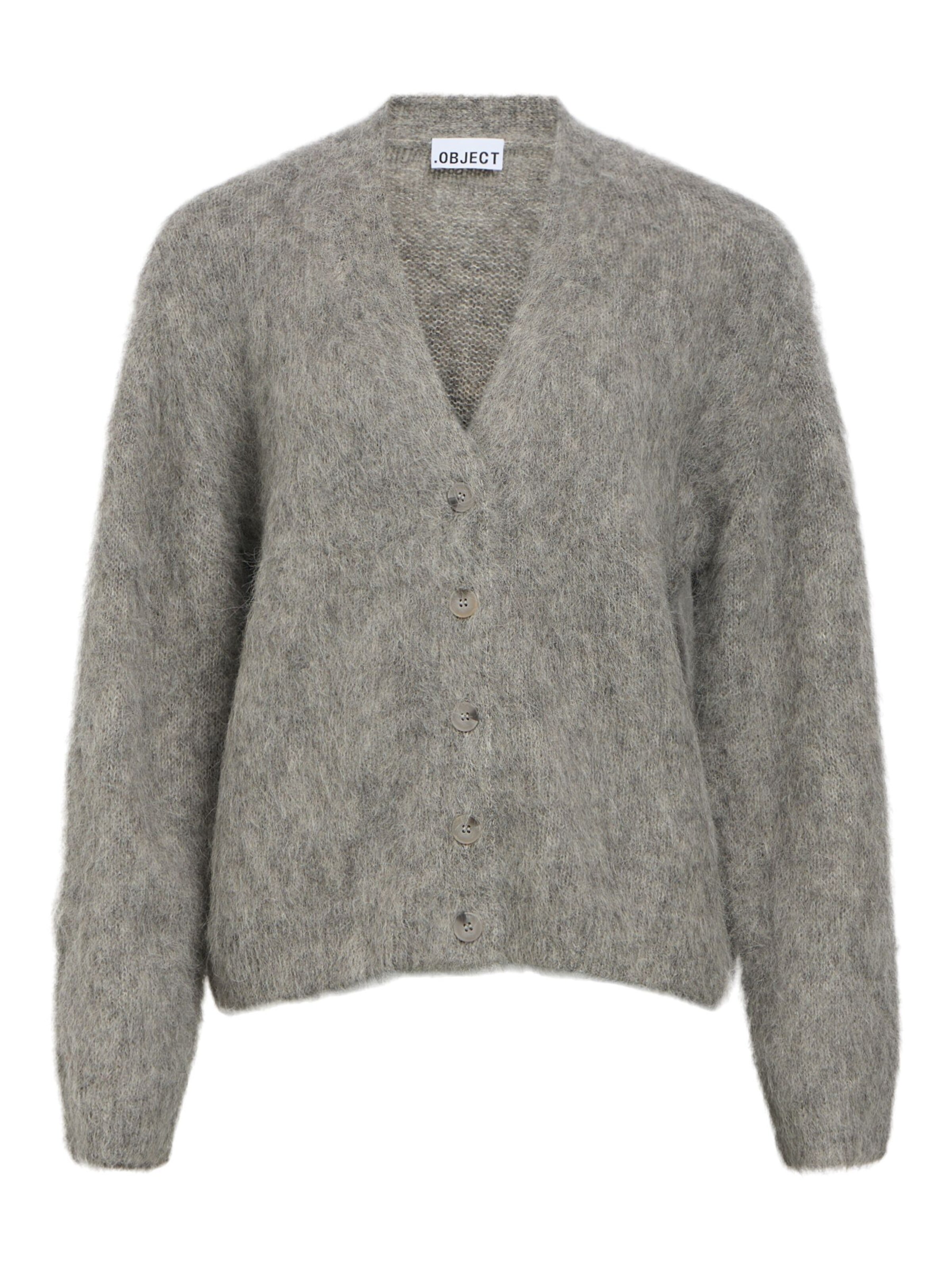 OBJECT Knit Cardigan in S in Grey, Item view