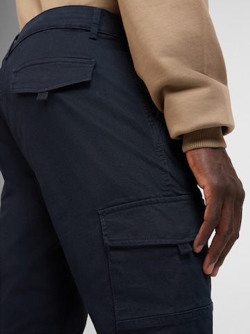 WOTEGA Slim fit Cargo Pants '341' in Blue