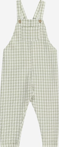 Lindex Regular Dungarees in Green: front