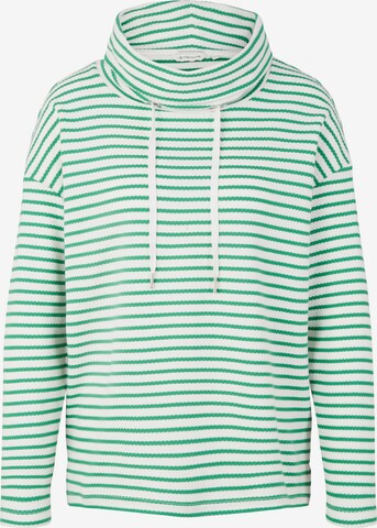 TOM TAILOR Sweatshirt in Groen: voorkant