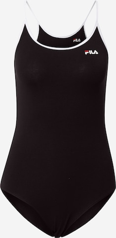 FILA Shirt Bodysuit 'Sadie' in Black: front