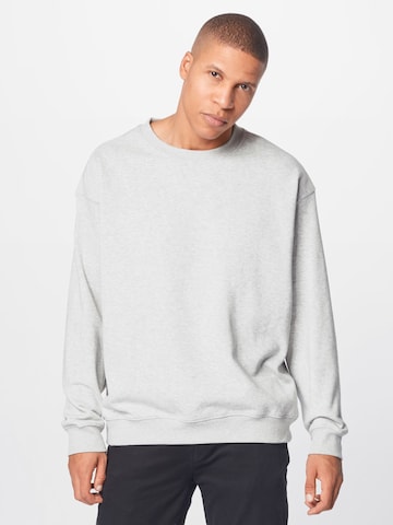 Sweat-shirt WEEKDAY en gris : devant