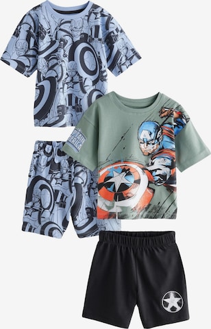 Next Yöpuku 'Captain America' värissä musta: etupuoli