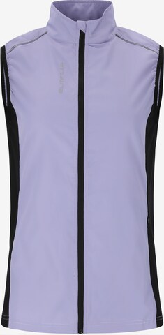 ELITE LAB Sportbodywarmer in Lila: voorkant