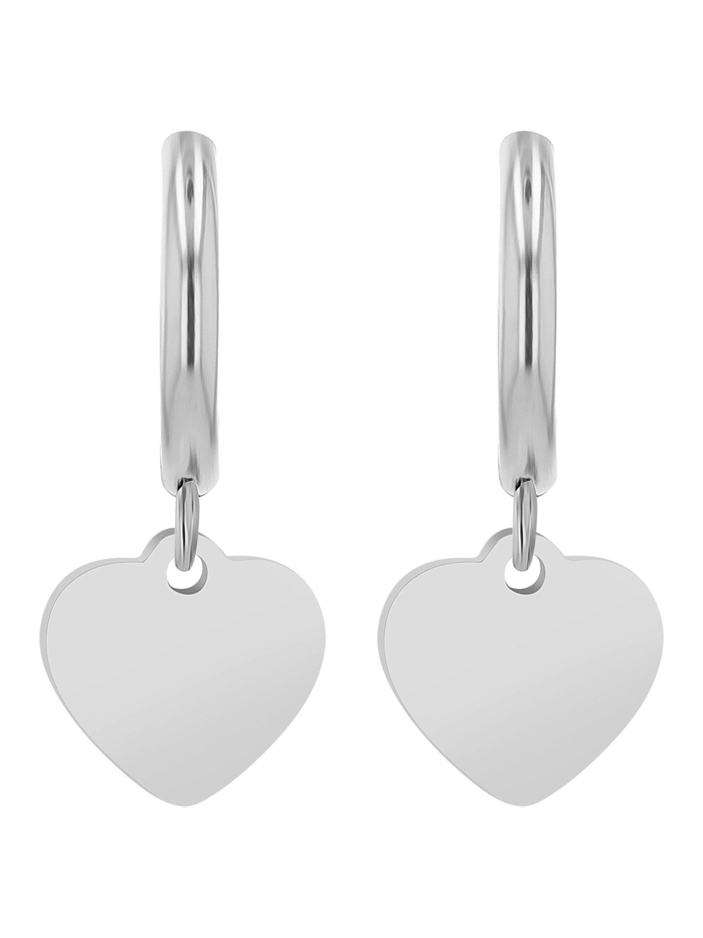 Akzent Earrings 'Tanith, langlebig' in Silver: front