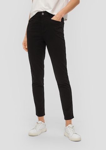 Coupe slim Pantalon s.Oliver en noir