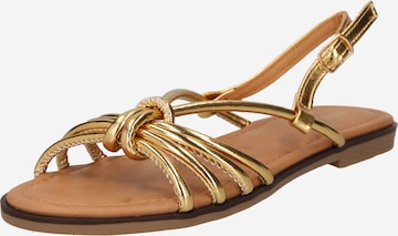 ABOUT YOU Sandalen 'Ylvi' in Gold: predná strana