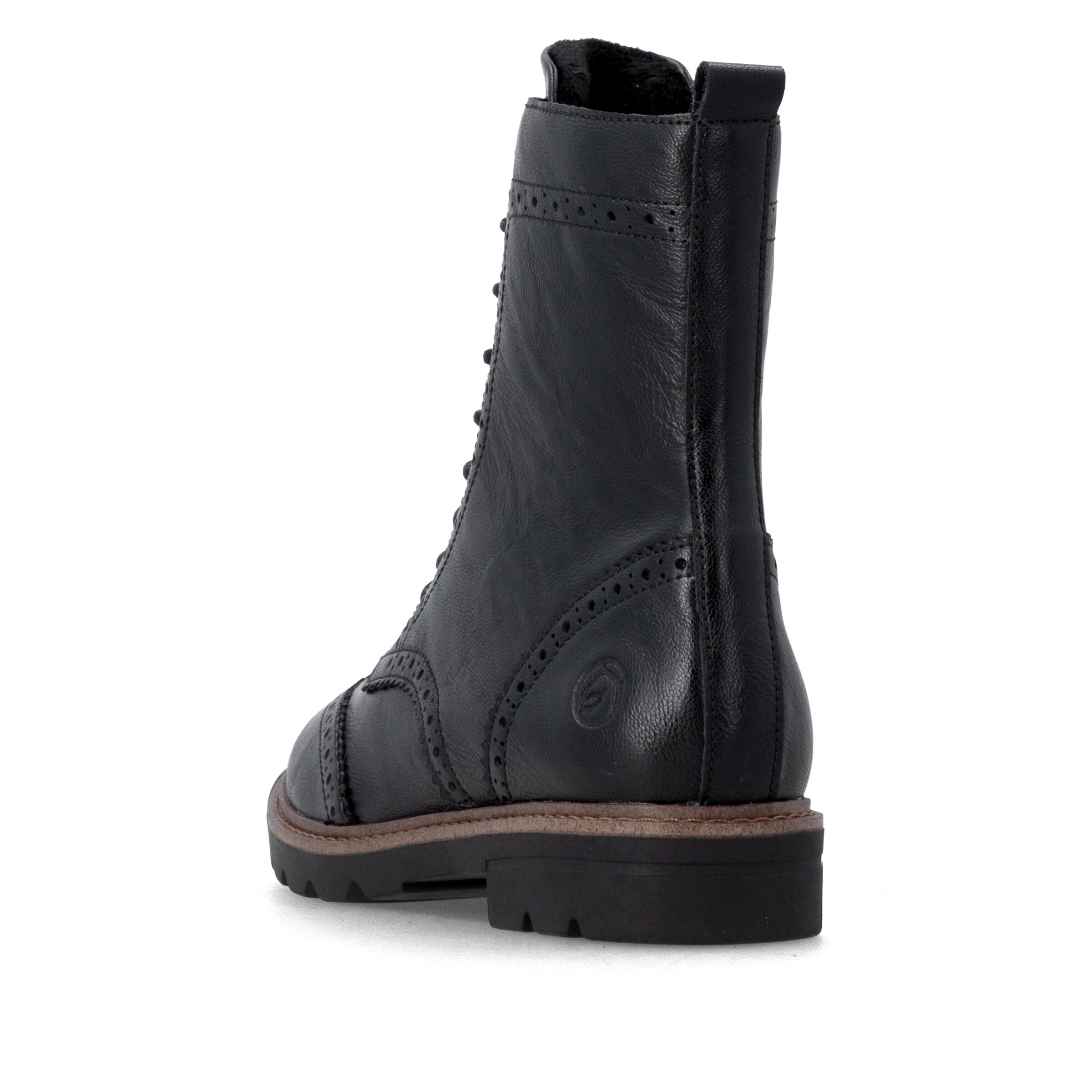 Bottines à lacets REMONTE en noir